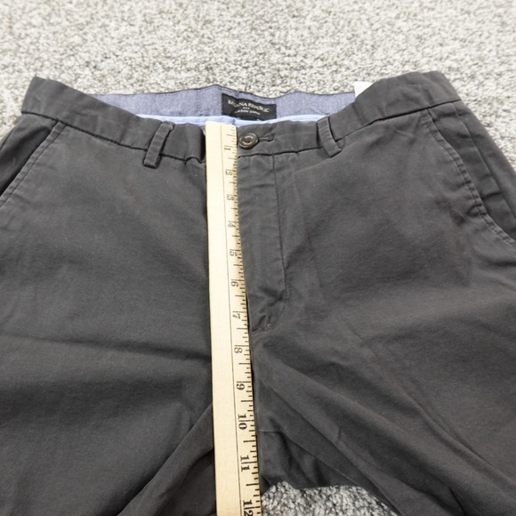 Banana Republic Pants Mens 32X34 Gray Mason Chino Trouser Straight Stretch Flex - Picture 4 of 13